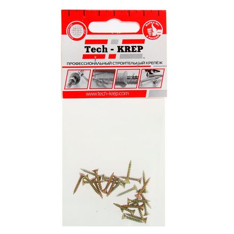 Саморез ШУж 2,5х16 пот. гол. (25 шт) - пакет ( 0,013 кг) | 102468 Tech-KREP