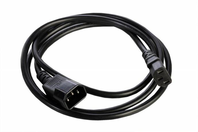 Шнур питания R-10-Cord-C13-C14-1.8 C13-С14 проводник. 3х1кв.мм 1.8м 220В 10А черн. Rem 892857 Rem арт. 892857