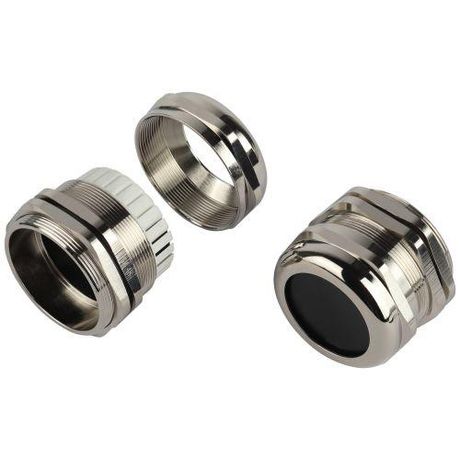 Ввод кабельный сальник NO-224-264 латунный PGM 48 (d отв.60 мм / d провод.37-44 мм) IP68 (упаковка 2 штуки) - Б0065214 ЭРА