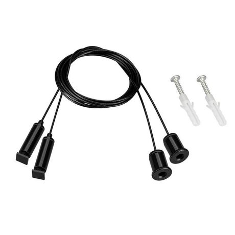 Подвес ARL-S-2x2m Set BLACK (Pad 9x2mm) (Arlight, Металл) | 042735 Arlight
