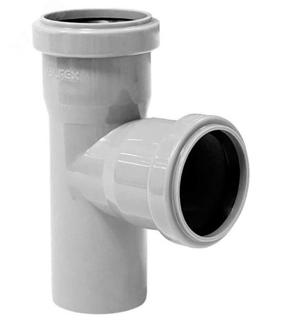 Тройник 87.5 градусов 32-32 для внутренней канализации - 24032032 VALFEX 20656