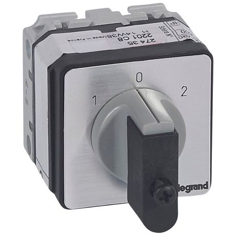 Переключатель кулачковый инверторный Pr17 С 0 1Ф монтаж на винт - 027435 Legrand