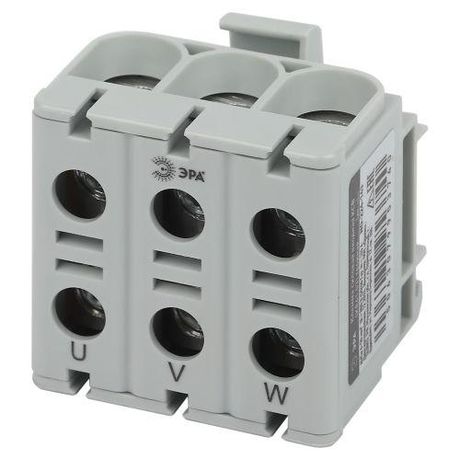 Клемма силовая вводная тройная КСВ NO-224-143 (KE61.03) 6-50кв.мм L сер. Эра Б0065582