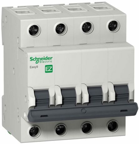 Выключатель автоматический четырехполюсный EASY 9 40А C 4,5кА | EZ9F34440 Schneider Electric APC