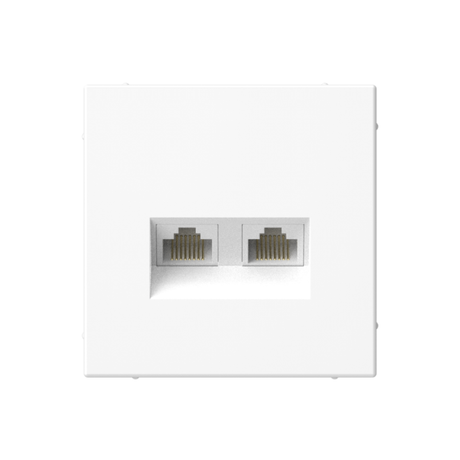 Розетка компьютерная 2-м ArtGallery RJ45 + кат.5E механизм лотос SE GAL001385 APC