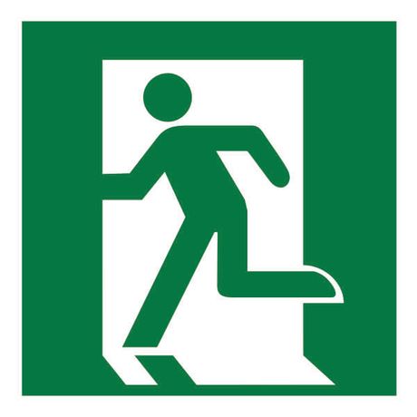 Наклейка Выход здесь (лев.) NPU-1818.E01-01 - a11084 BS