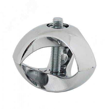 Держатель краб для 3-х труб левый хром (1 шт) - пакет Tech-Krep 153300