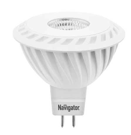 Лампа светодиодная 94 365 NLL-MR16-5-230-3K-GU5.3-60D 5Вт 3000К тепл. бел. GU5.3 350лм 170-260В Navigator 94365