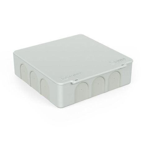 Коробка распределительная 60-0302м для прямого монтажа двухкомпонентная безгалогенная (HF) 100х100х30 (8 шт/уп) | Промрукав Строитель