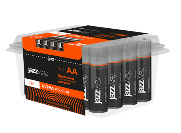 Батарейка LR 6 JAZZway ULTRA Alkaline PB-24 арт.5026803