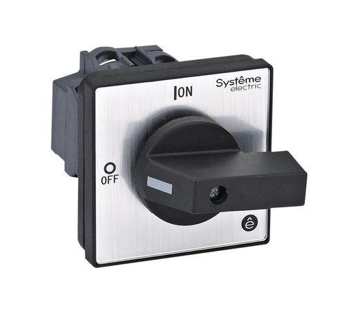 ЧЁРНОЙ РУКОЯТКОЙ НА ДВЕРЦУ 4 ВИНТАМИ - MSD20420B ВЫКЛЮЧАТЕЛЬ-РАЗЪЕДИНИТЕЛЬ 4P 20A IP20 С APC