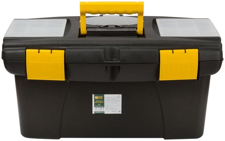Ящик для инструмента пластик. 19дюйм ( 490х275х240мм ) FIT 65573 РОС