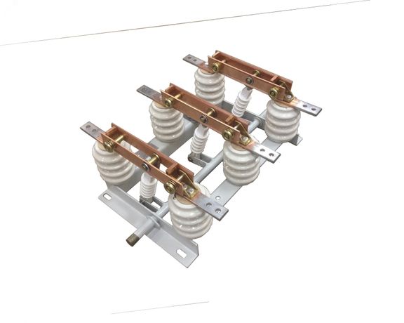 Разъединитель РВ-(ф)-10/630 в комплекте с приводоми вилками (исполнение фарфоровыми изоляторами) - 5146369 ЗАВОД ИНТЕГРАЛ