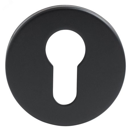 Накладка для ц/м СТАНДАРТ 0200 BLACK ЧЕРНАЯ INOX нержавеющая сталь - 14877 ПТК