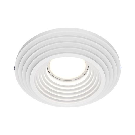 Светильник встраиваемый Gyps Modern GU10 10Вт Maytoni DL004-1-01-W-1