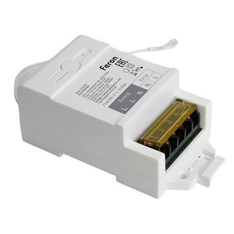 Контроллер для управления осветительным оборуд на DIN-рейку 1 канал радиочастотный 25А FERON - 51651 LD250