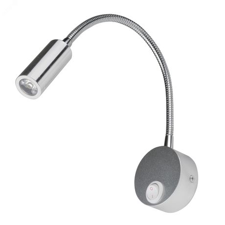 Светильник светодиодный ULT-F21-3W/4000K IP20 SILVER настенный гибкий для интерьерного освещения. 85-265В. Белый свет (4000К). Серебряный - UL-00004177 Uniel