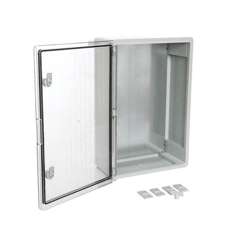 Корпус пластиковый с монтажной панелью ЩМП IP65 прозрачная дверь 700х500х250 | PR08.26496 Промрукав Строитель