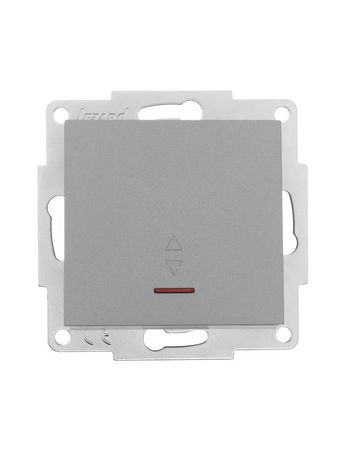 Переключатель проходной 1-кл. СП Vesna с индикацией механизм платина LEZARD 742-3588-114