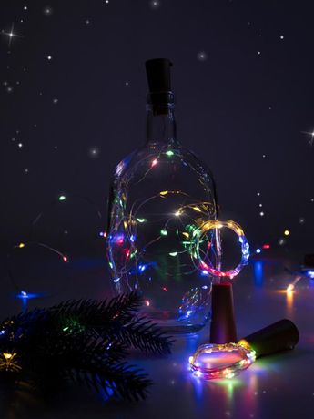 Гирлянда "Пробки" DC-G04-20MS2 20 RGB LED 3х(LR44/LR1154/AG13/G13) в компл. (уп.2шт) ФАZА 5059689 ФАЗА