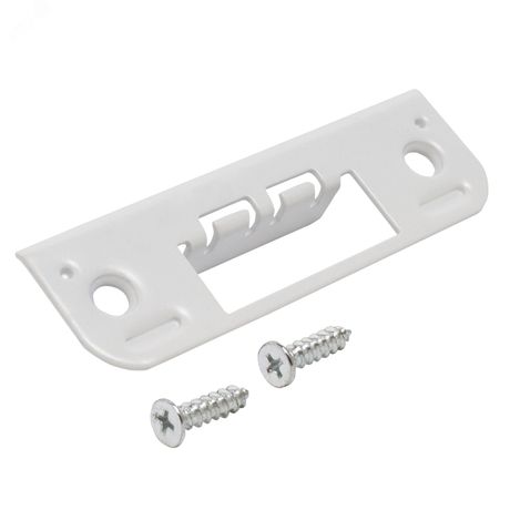 Планка ответная АЛЛЮР 045 WW белый для финских дверей - 14137 ПТК