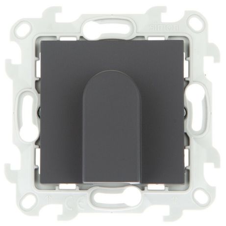 Вывод кабеля СП Simon24 IP20 графит Simon 2410801-038