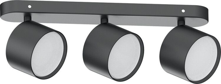 Светильник ДБО 3хGX53 без ламп наклонный черный - 41479 FERON ML213