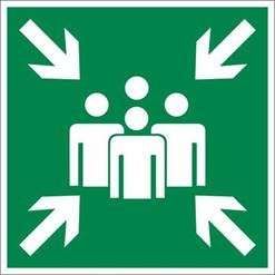 Пиктограмма ПЭУ 021 Место сбора, тип Е21 (210х105) LUNA/MARS | 2502002430 Световые Технологии