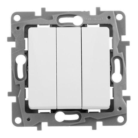 Выключатель 3-кл. СП Etika 10А IP20 250В 10AX винтов. зажимы механизм бел. IEK 672243 Legrand