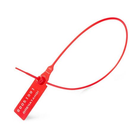 Пломба номерная Универсал-350 (красн) | 102087 Fortisflex КВТ