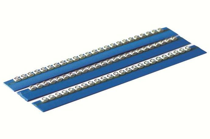 Планка маркировочная 3мм цифры (2) черный/белый QUADRO (5шт) - BL117G02BW ДКС