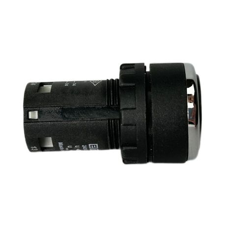 Кнопка нажимная моноблочная 22мм IP 40 1НО+1НО черн. EMAS MB101DH