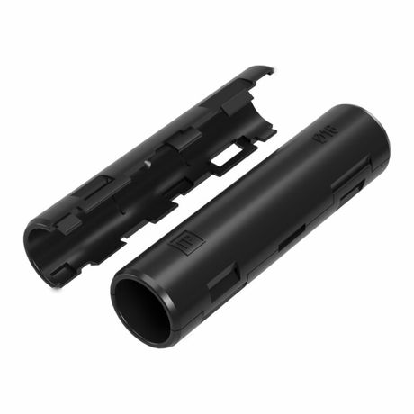 Муфта разборная d16 мм атмосферостойкая черная (100шт/1200шт уп/кор) Промрукав | PR13.0413 Строитель