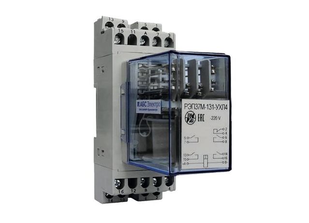 Реле промежуточное РЭП-37МН-131 220В DC 2/3 задн. присоед. ВНИИР A8120-79689605