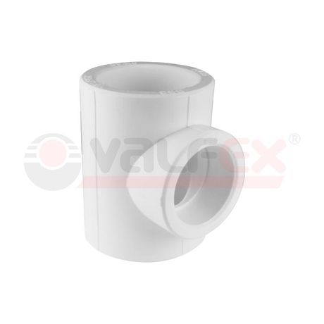 Тройник 50 мм полипропиленовый PPR белый - 00000012153 VALFEX 10111050
