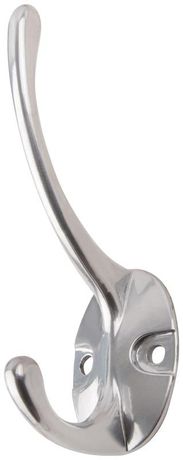 Крючок-вешалка двойн. хром 66871