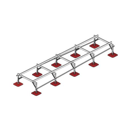 Конструкция опорная для установки оборудования TECHNORAPTOR FOOT 1200х5000 тип 1 KM-TR-F-SSEI-1200-5000-1 КМ TR0021 КМ-Профиль