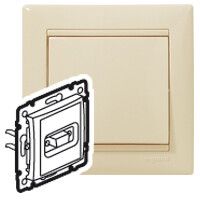 Механизм розетки СП Valena HD15 сл. кость Leg 774183 Legrand