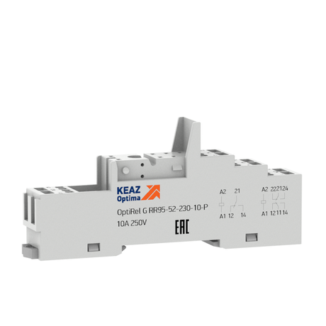 Розетка для реле OptiRel G RR95-52-230-10-P| 281175 | КЭАЗ 281176