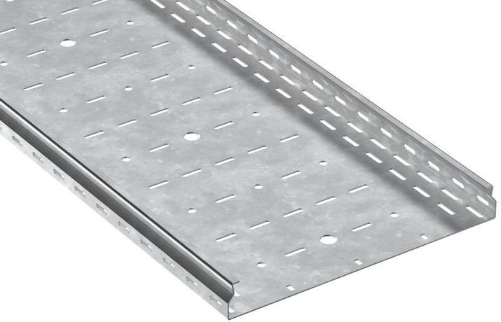 Лоток листовой перфорир. 50х400 L2500 сталь 1.5мм HDZ ESCA 7 IEK CLP10-050-400-150-D25-HDZ