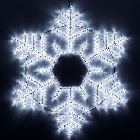 Фигура ARD-SNOWFLAKE-M10-1000x900-504LED White (230V, 31W) (Ardecoled, IP65) | 034258 Arlight
