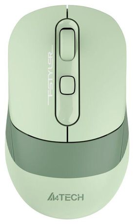 Мышь оптическая беспроводная Fstyler FB10C (2400dpi) BT/Radio USB (4but) зел. A4TECH 1583830