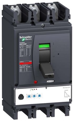 Выключатель автоматический NSX630N MICROLOGIC 2.3 630A 3P3D электронный расцепитель - LV432893 APC