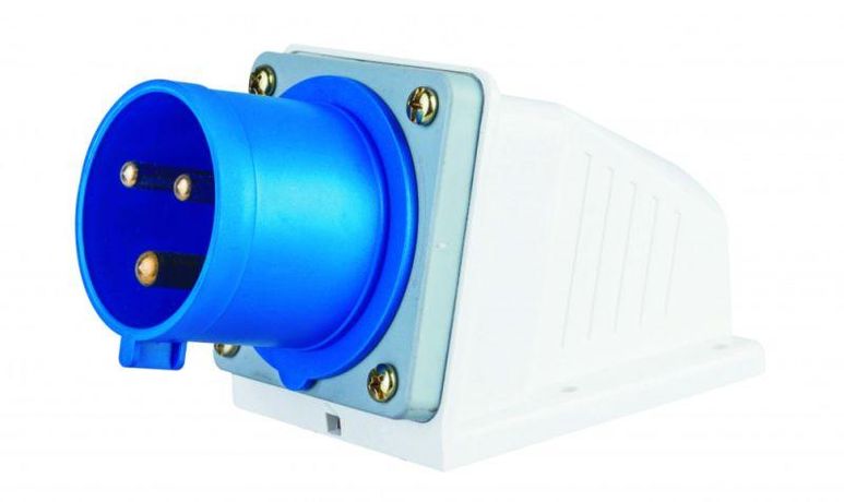 Вилка стационарная 2Р+РЕ 32А 380В IP44 ВС-103 DEKraft 26160DEK APC