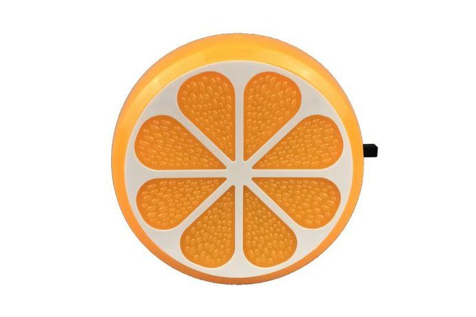 Светильник светодиодный NL-234 "Апельсин" 220В ночник с выкл. оранж. Camelion 13809