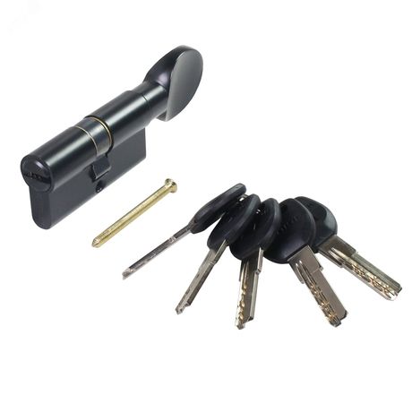 Механизм цилиндровый для врезных замков, АЛЛЮР HD FG 70-5К BLACK черный - 12235 ПТК