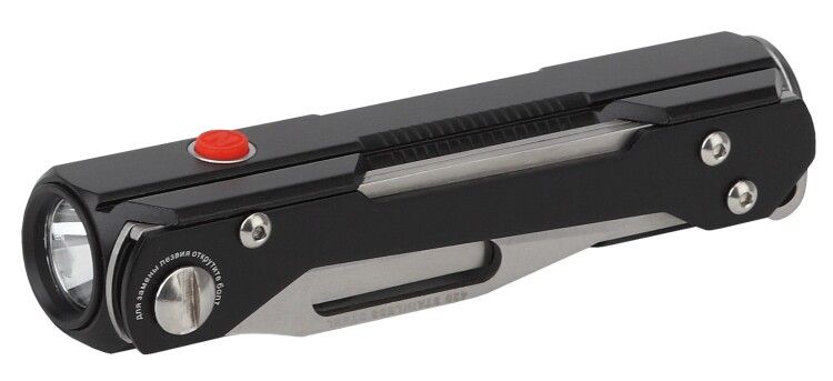 Фонарик карманный аккумуляторный, ударопрочный металлический корпус, перочинный ножик, powerbank USB, диммер MA-702 Кинжал Армия России - Б0036610 ЭРА