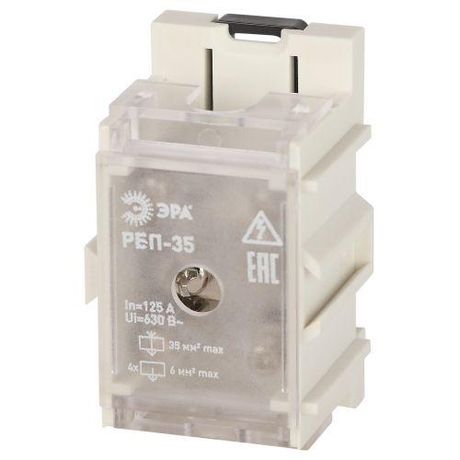 Распределительный блок проходной РБП ЭРА NO-224-76 35 (1х35-4х6 мм2) 125/50А | Б0063089