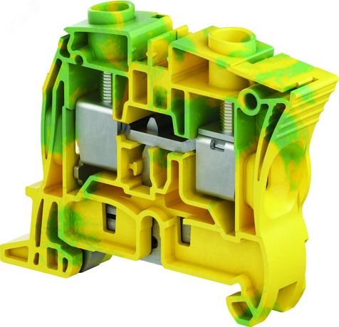 Клемма винтовая 25мм.кв. земля желто-зеленая ZS25 - 1SNK512150R0000 Тайко Электро (ОУЭО)