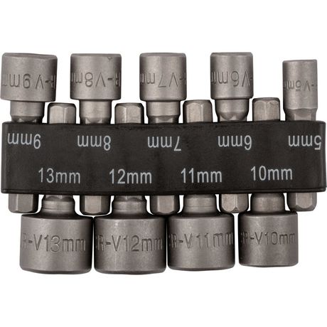 Набор усиленных головок CrV 9 шт. ( 5 - 13 мм.) 57915 РОС